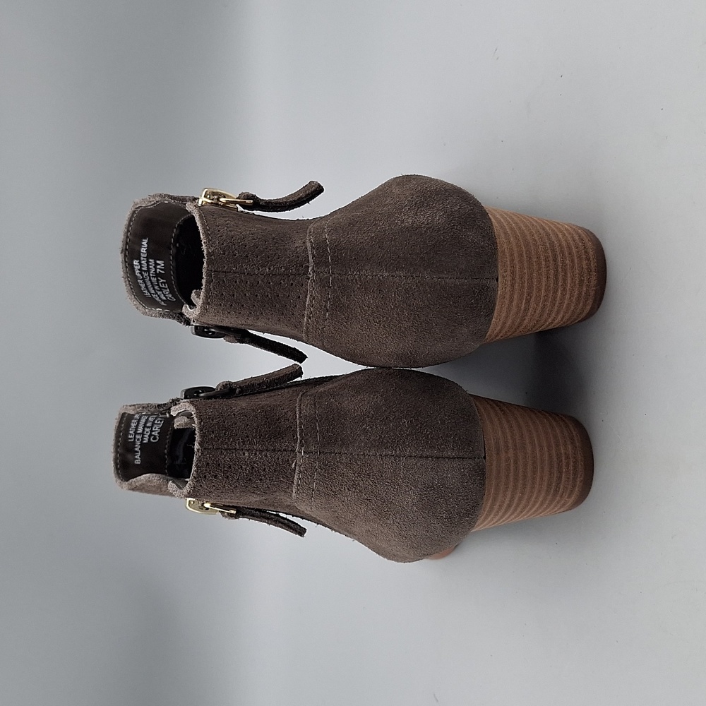 Violet & Red Carley Sz 7 Women's Zip up Bootie Heels - Picture 6 of 12